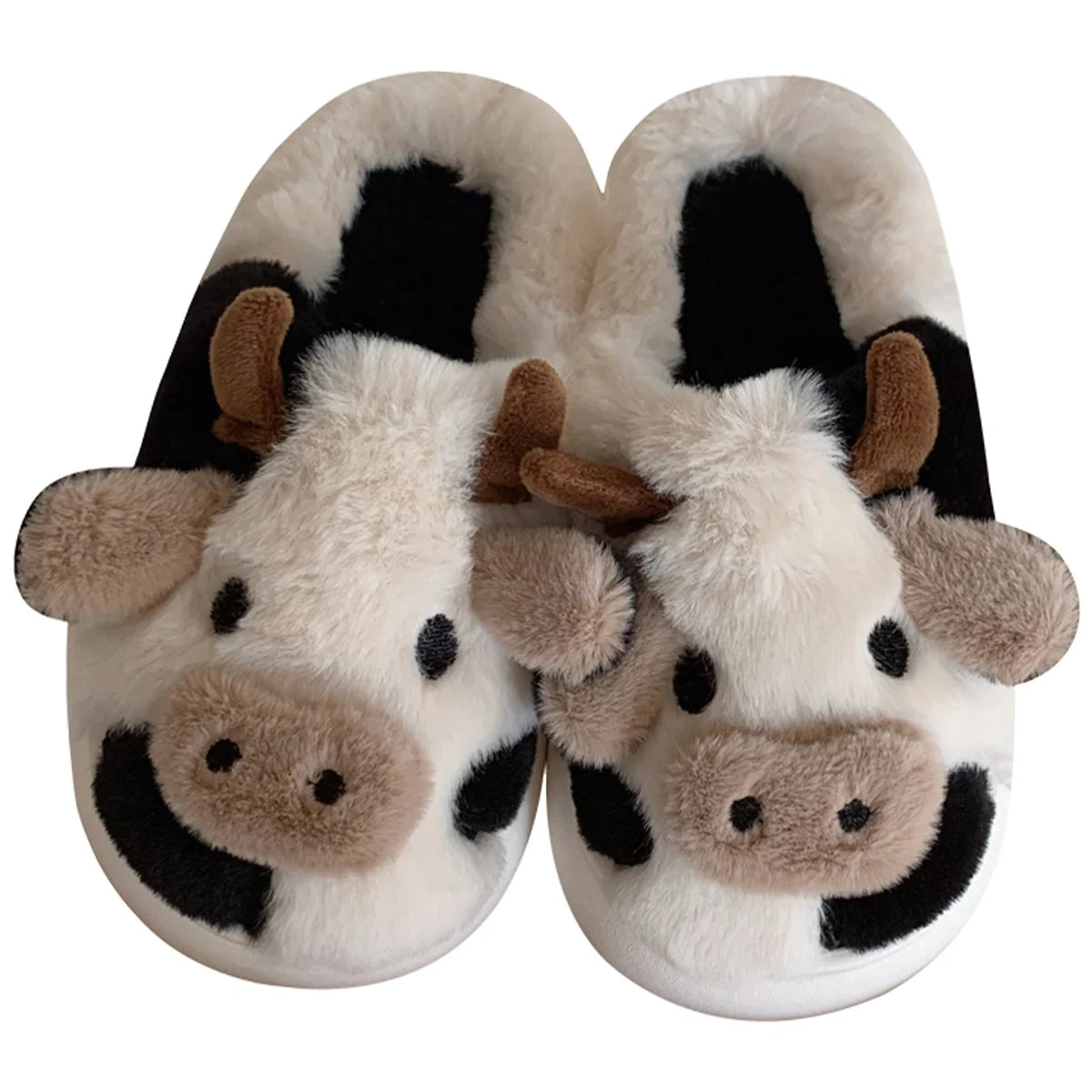 Daisy & Oreo - Kid Size - Hand Made Soft-Stitched Cow Slippers