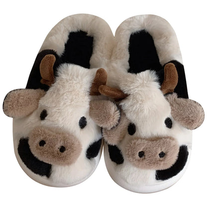 Daisy & Oreo - Kid Size - Hand Made Soft-Stitched Cow Slippers